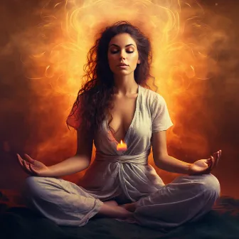 Meditative Fire: Calm Blaze Harmonies by Whispering Nature