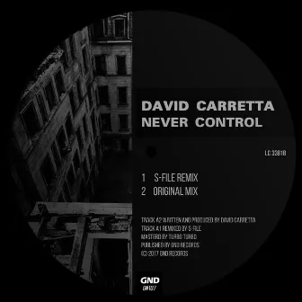 Never Control by David Carretta