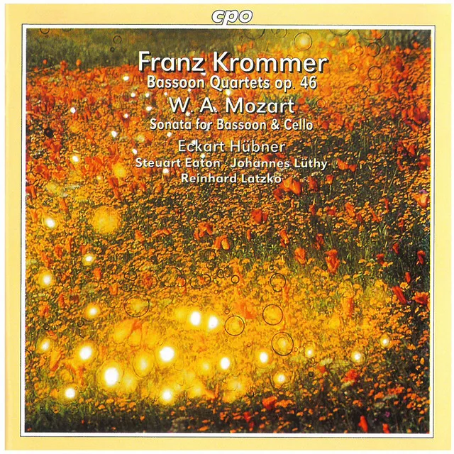 Krommer: Bassoon Quartets - Mozart: Sonata for Bassoon & Cello