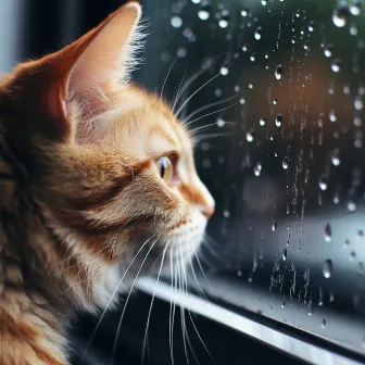 Patitas En La Serenidad De La Lluvia: Melodías Calmantes Para Felinos by Perspectivas Naturales