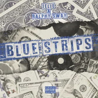 Blue Strips by Ralphy Sway