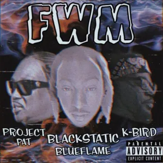 Fwm by Black static blue flame