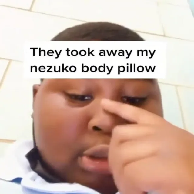 nezuko body pillow