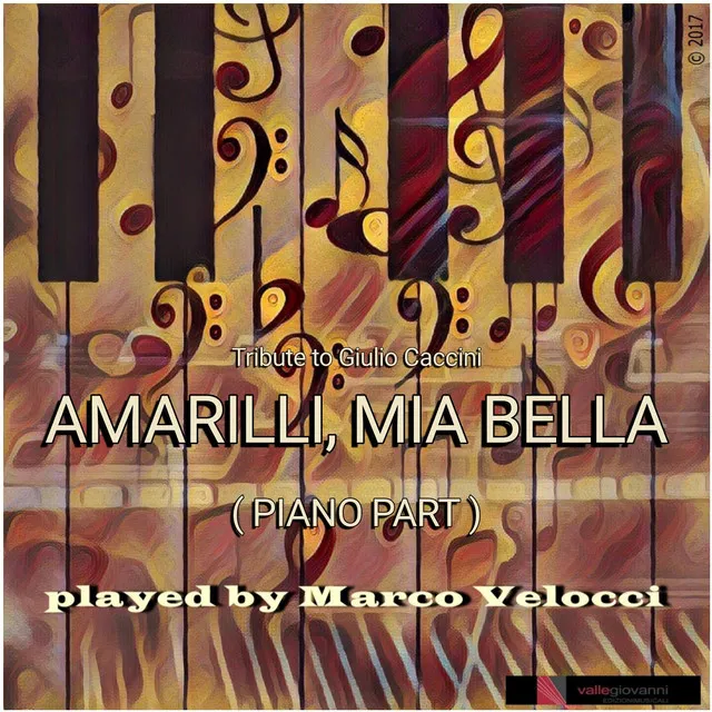 Amarilli, mia bella (Piano Part)