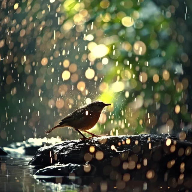 Melodía De Lluvia: Aves Binaurales En El Abrazo De La Naturaleza - 92 96 Hz