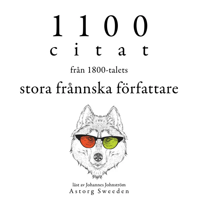 1100 citat från de stora franska författarna på 1800-talet (Samling av de bästa citat)