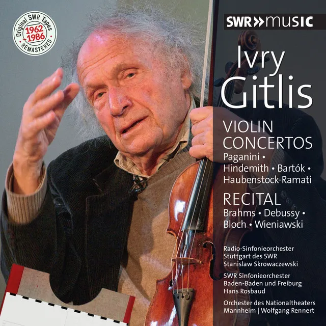 Original SWR Tapes Remastered: Ivry Gitlis (1962-1986)