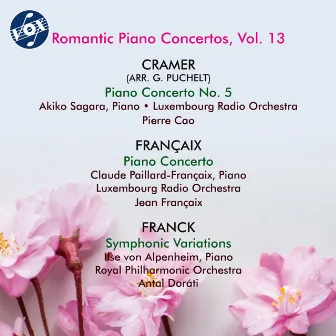 Cramer & Françaix: Piano Concertos - Franck: Symphonic Variations by Akiko Sagara