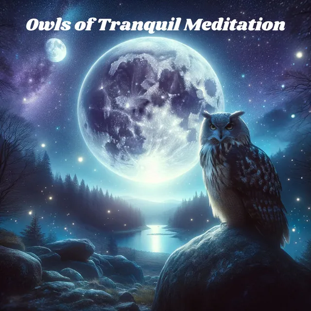 Owls of Tranquil Meditation: Nighttime Symphony in Nature's Embrace