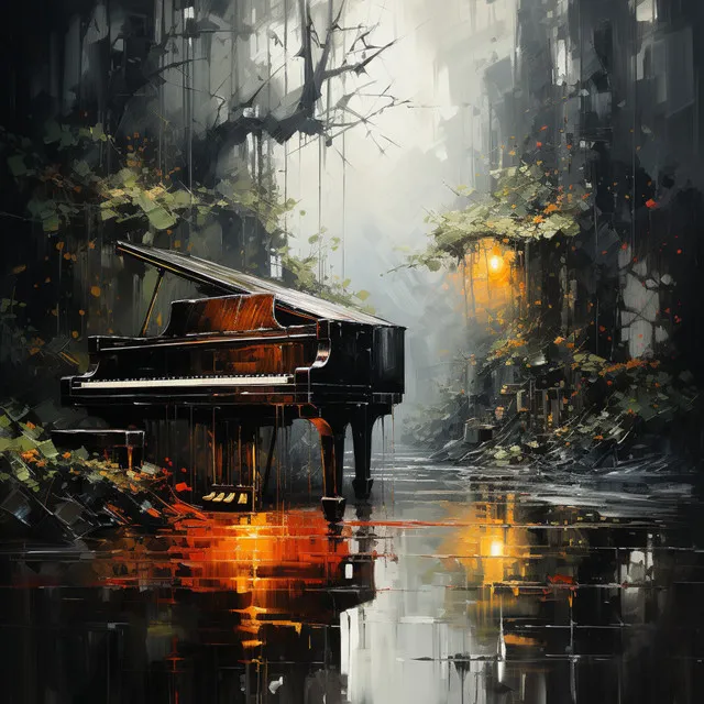 Masaje De La Lluvia Y El Piano: Tranquilidad Dichosa