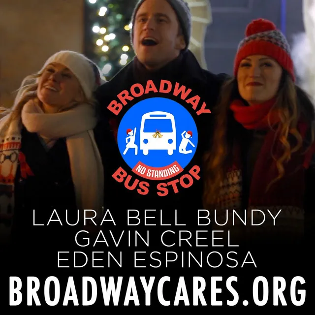 Christmas Broadway Bus Stop