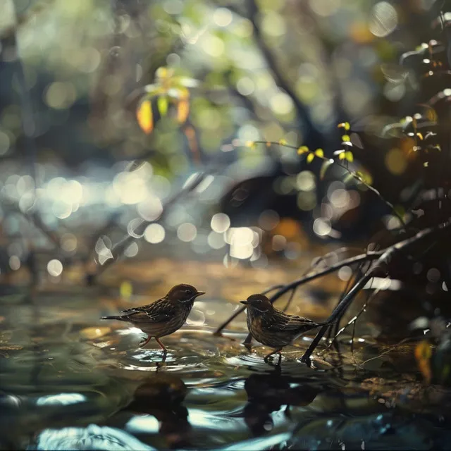 Nature Meditation Binaural Experience with Creek and Birds