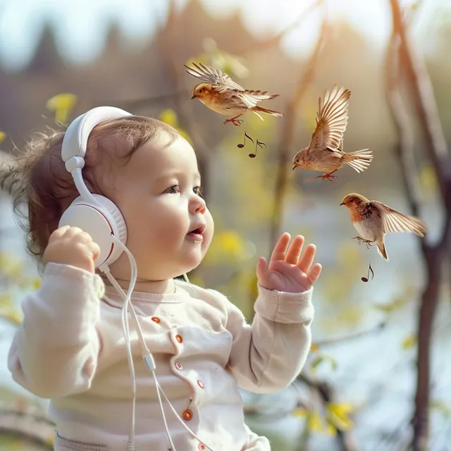 Bird Lullabies: Binaural Harmonies for Baby - 80 88 Hz