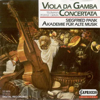 Telemann, G.P.: Overture (Suite) in D Major / Pfeiffer, J.: Viola Da Gamba Concerto / Graun, J.G.: Viola Da Gamba Concerto in D Major by Siegfried Pank