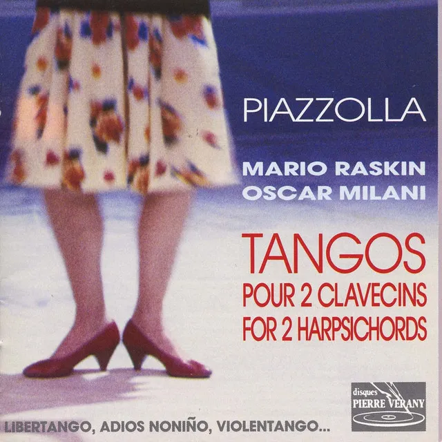 Piazzolla : Tangos pour 2 clavecins, vol.1