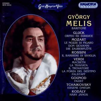 Melis, Gyorgy: Baritone Arias by 