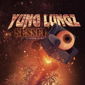 Sessel mit Sonne Ra by Yung Lungz