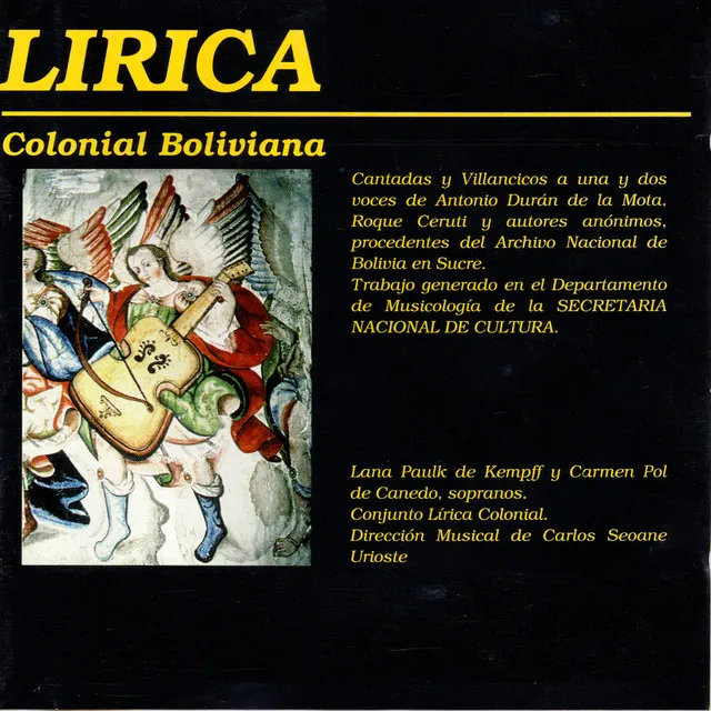 Lírica Colonial Boliviana