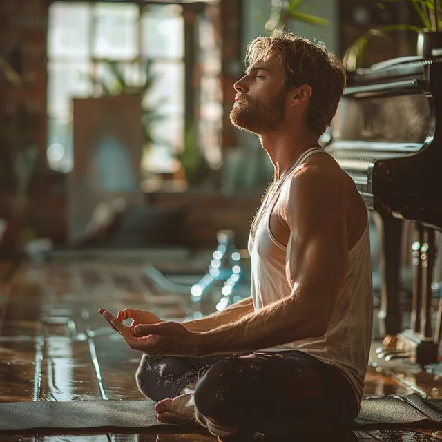 Melodía De La Noche Del Piano De Yoga