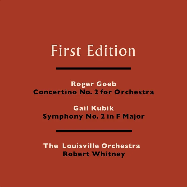 Concertino No. 2 for Orchestra: II.