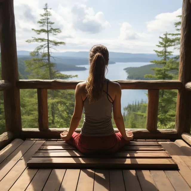 Meditación En El Flujo Del Río: Música Relajante Con Armonía Del Agua