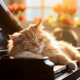 Serenading Cats: Gentle Piano Music for Comfort by Piano Keys