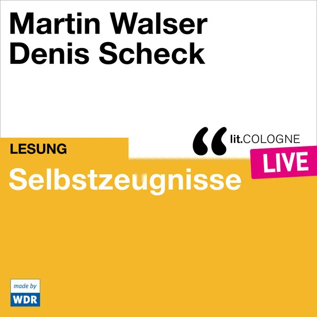 Teil 32 - Selbstzeugnisse - lit.COLOGNE live