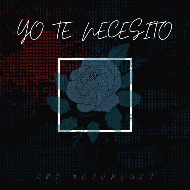 Yo Te Necesito (Cover)