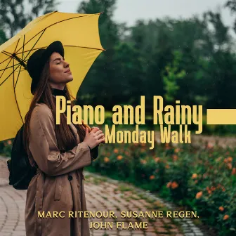 Piano and Rainy Monday Walk by John Flame