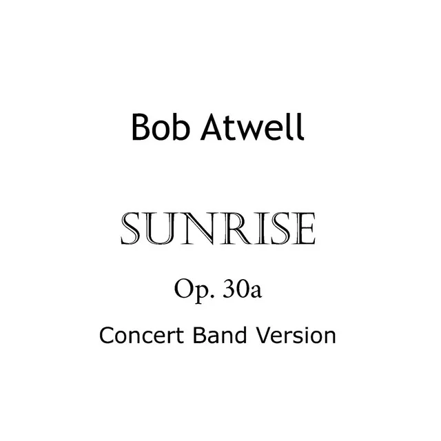 Sunrise Op. 30