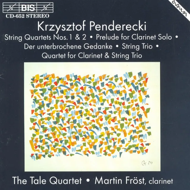 Penderecki: Works for Clarinet & Strings