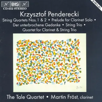 Penderecki: Works for Clarinet & Strings by Tale Quartet