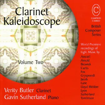 Clarinet Kaleidoscope Volume Two by Verity Butler