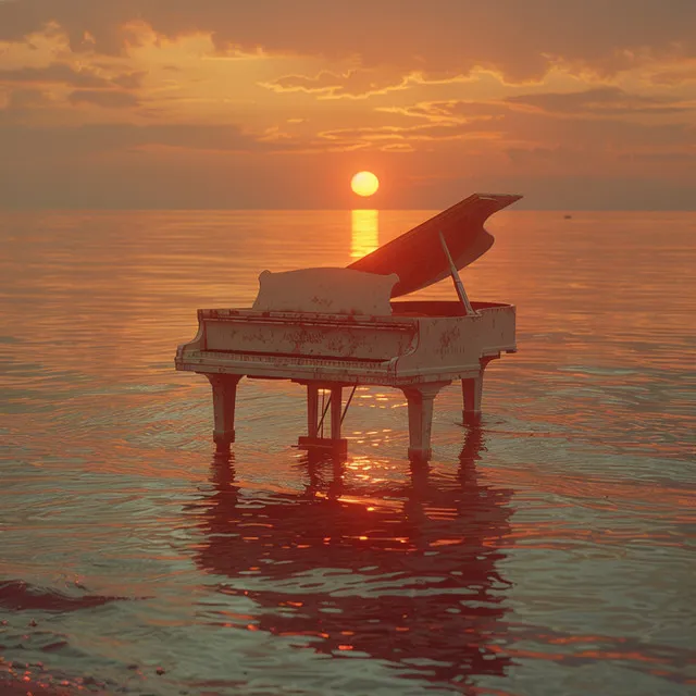 Piano Etéreo En Armonía De Paisaje Onírico