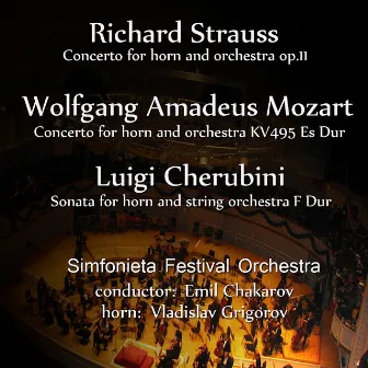 Richard Strauss-Wolfgang Amadeus Mozart-Luigi Cherubini: Selected Works by Simfonieta Festival Orchestra