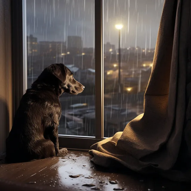 Serenata De Mascotas Con El Piano Lluvioso En Armonía