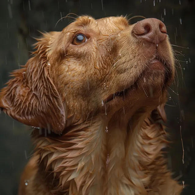 Lluvia Relajante Para El Tiempo De Calma De Los Perros