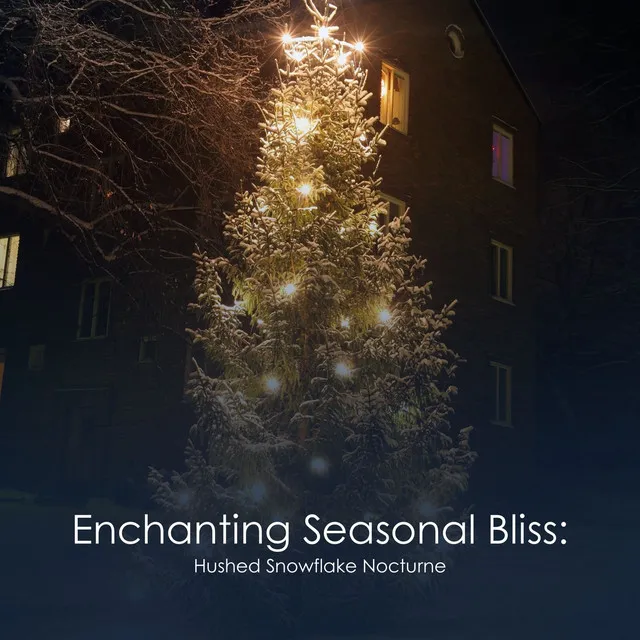 Enchanting Seasonal Bliss: Hushed Snowflake Nocturne