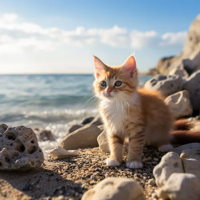 Cascada De Felicidad Para La Alegría Felina