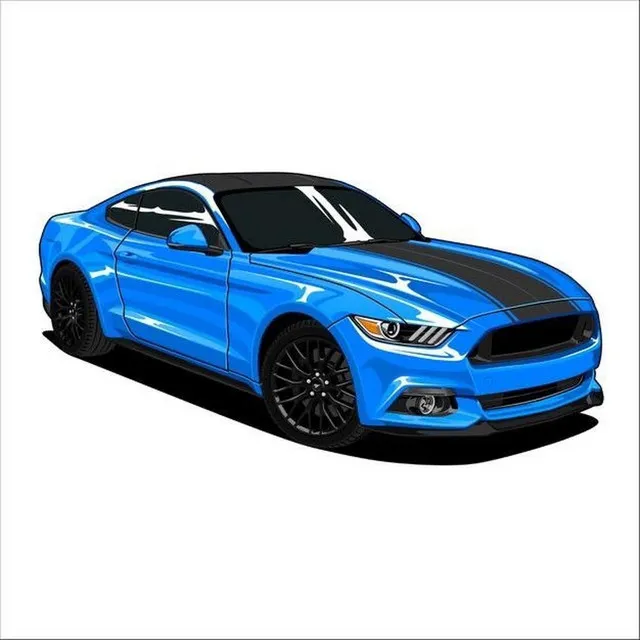 Mustang Azul