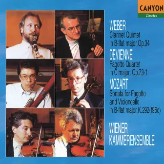 Weber : Clarinet Quintet / Devienne : Fagotto Quartet / Mozart : Fagotto Sonata by Wiener Kammerensemble