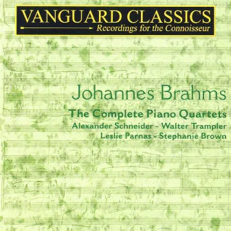 Brahms: The Complete Piano Quartets by Unknown Artist