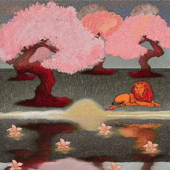 Lion in the Lilies by JC Kroupa