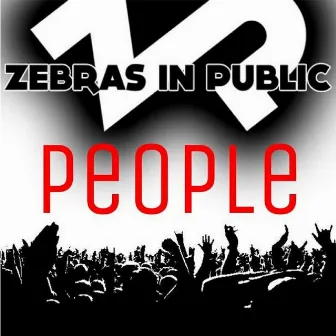 People by Zebras in Public