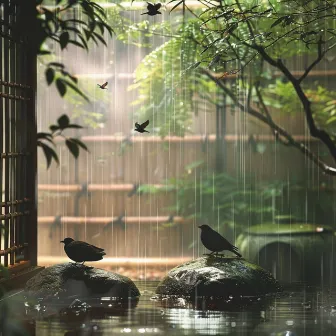 Binaural Yoga in Nature: Birds and Rain's Serenity - 92 96 Hz by Splash n' Dash