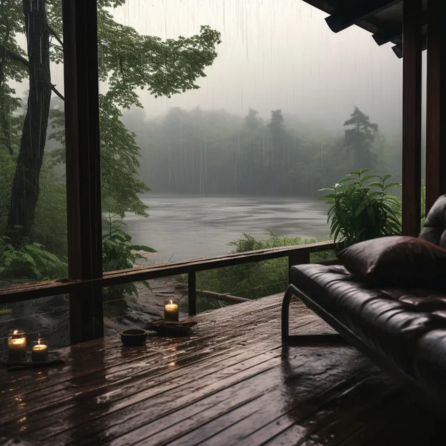 Soothing Rain Massage: Rainy Echoes of Spa