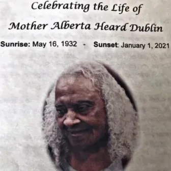 R.I.P Alberta Heard/Dublin by Supaa