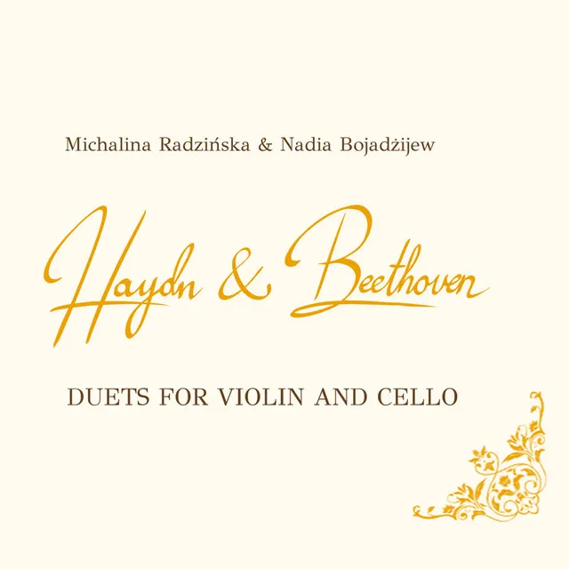 Haydn & Beethoven Duets for Violin and Cello