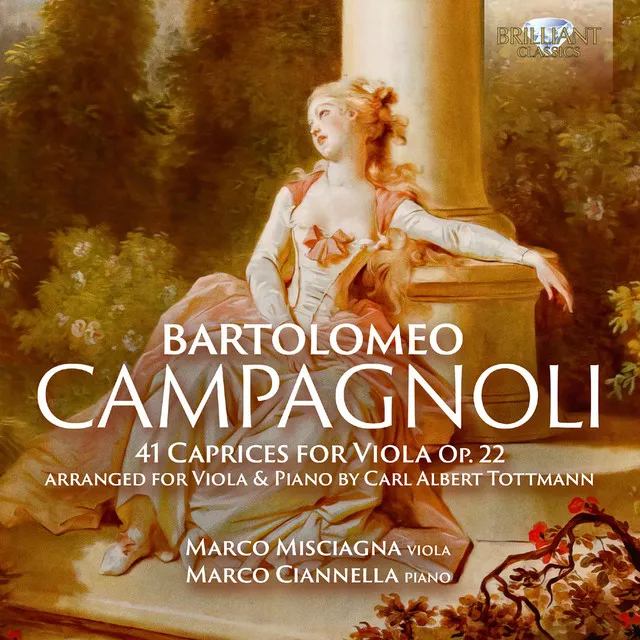 Campagnoli: 41 Caprices for Viola, Op. 22, arranged for Viola & Piano by Carl Albert Tottmann