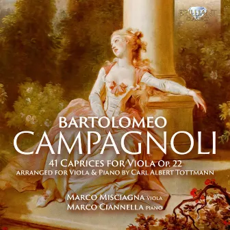 Campagnoli: 41 Caprices for Viola, Op. 22, arranged for Viola & Piano by Carl Albert Tottmann by Marco Misciagna